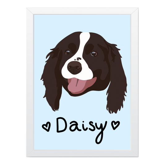 Hand-drawn pet poster